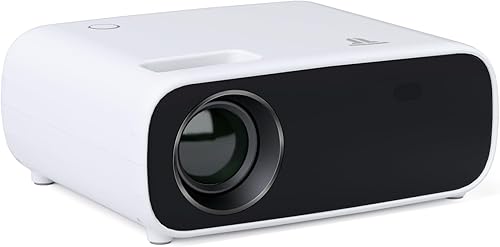 ZDK Proyector Native 1080P 18000 Lumen 4K compatible con wifi y Bluetooth, proyector de dormitorio para interiores y exteriores compatible con