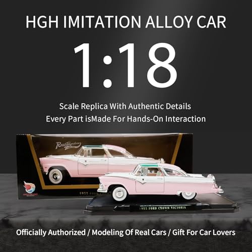 1955 Ford Crown Victoria Modelo a Escala 1:18 miniatura 3