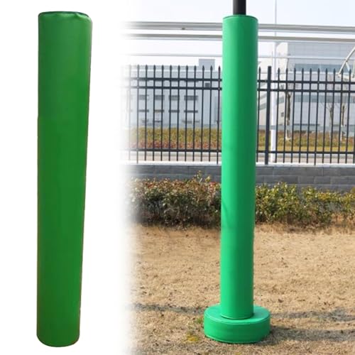 GTPBAO Almohadilla para Poste de Baloncesto 6FT Basketball Round Base Pads Green, Removable Garage Pole Padding, Basement Post Foam Cushion Wrap(Dia 2'')