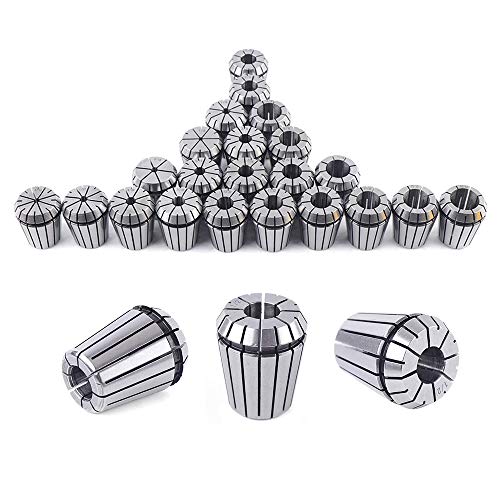 SD&ZC ER32 Collet Set- 22PCS Precision ER32 1/16"-3/4" Holder Spring Collet Set Chuck Collet for CNC Engraving Machine & Milling Lathe Tool Holder Workholding Engraving Collets by 16th & 32nd