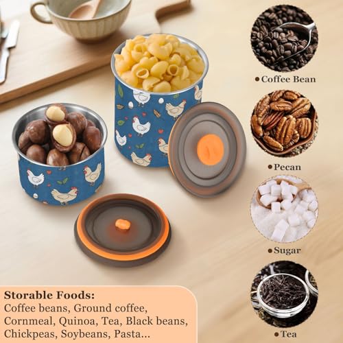 Contenedor Hermético de Acero Inoxidable DOMIKING 900 ml miniatura 5