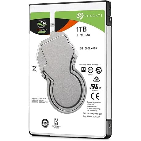 Seagate FireCuda Gaming SSHD 2.5 Inch Fast Hard Drive