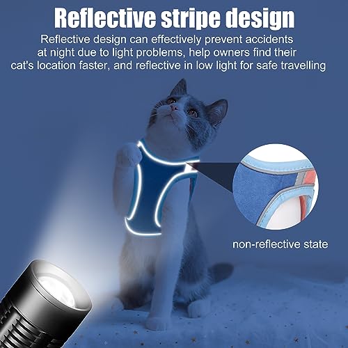 Kcysta Cat Harness and Lead Set Escape Proof, Cat Vest Harness and Leash Set - Image 3