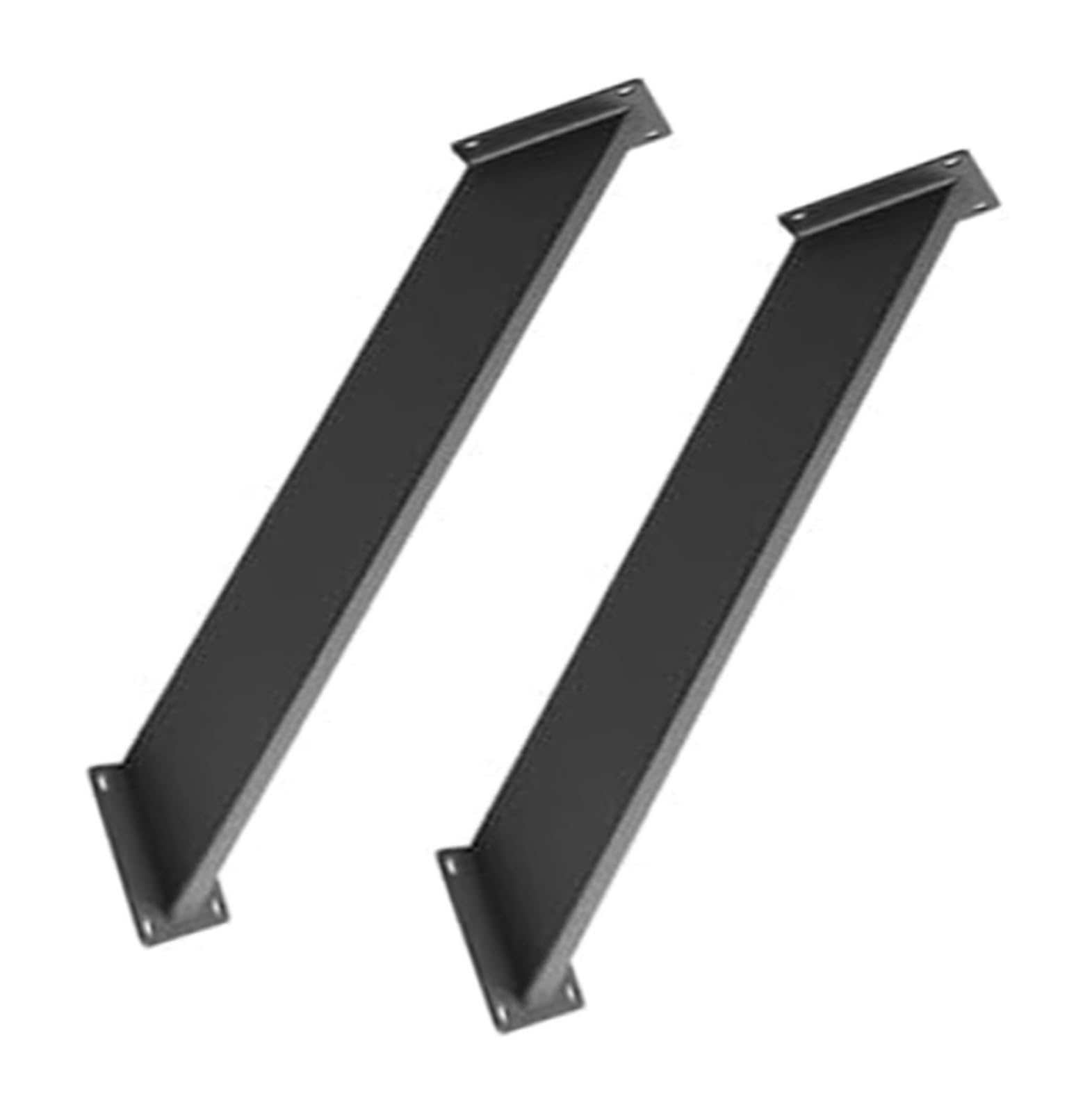 Juego de 2 conectores en ángulo for kit de construcción de pérgola, soporte en ángulo de 45 grados, conector de jardín negro de acero resistente