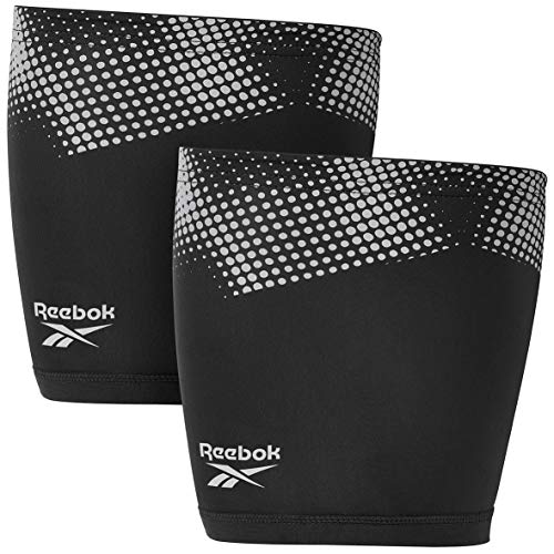 Reebok Running Mangas de Compresion, Pequeña (Muslo 25 - 35 cm)