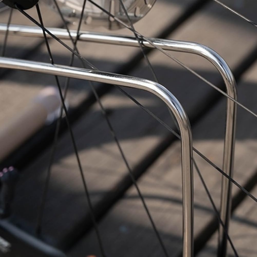 para soporte Bici para acero Inoxidable 32cm Antideslizante