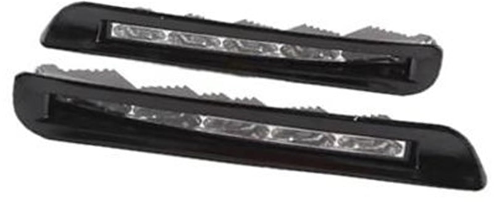 Dla Lexus, dla LX570 2011 miganie samochodu 1 para światła do jazdy dziennej LED wodoodporna lampa przeciwmgielna DRL lampka kierunkowskazu Światło kierunkowskazu samochodowego(BLACK Black cov