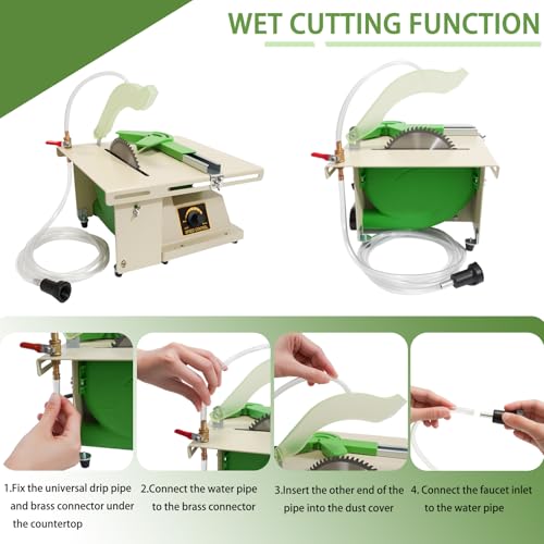 1380W Lapidary Saw with Water Cooling