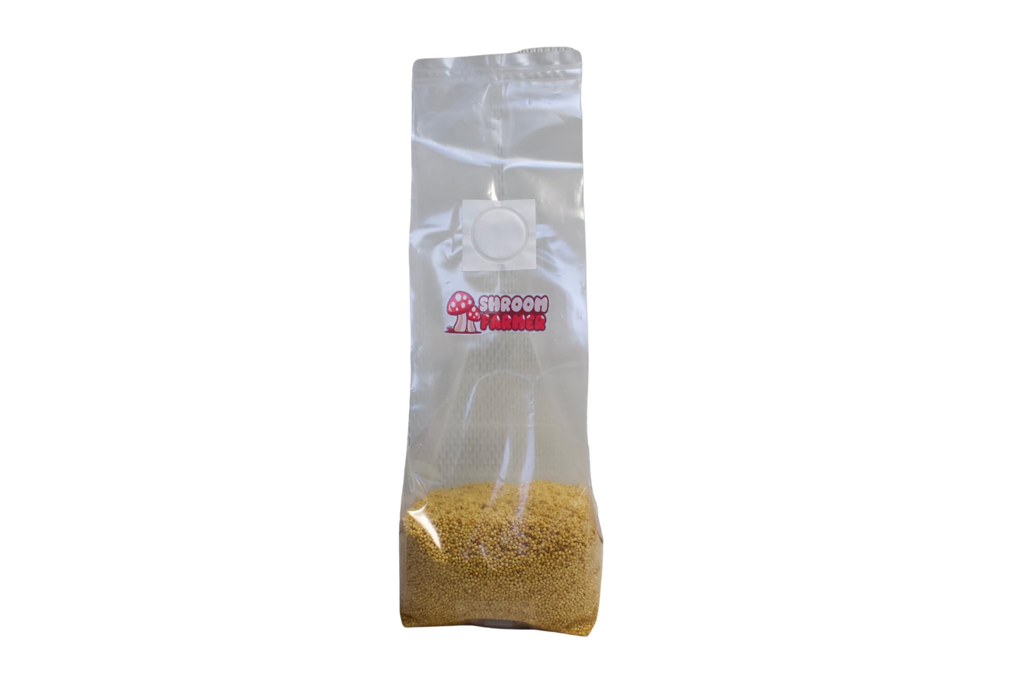 Sterilized Millet Grain Spawn Bag for Growing Your Own Mushrooms 3lbs | 0.2 Micron Filter Patch with self Healing Injection Port | Mycology Cultivation Supplies | Fungi