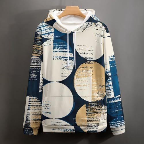 Sweats à capuche UMENG pull confortable style rétro décontracté pour adulte - 4