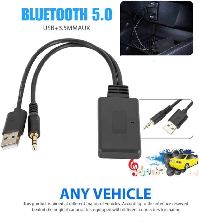 Miniatura 4 de YuYue Electronic Receptor inalámbrico Bluetooth USB 3.5MM Aux Media Bluetooth 5.0 reproductor de música adaptador de audio