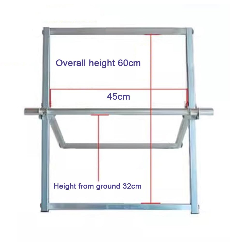 Supporto Pieghevole per pluriball: Un Supporto Multiuso per Magazzino, Regolabile per Contenere pluriball Larghi 70 cm, Ideale per statistiche di Fabbrica e di imballaggio.