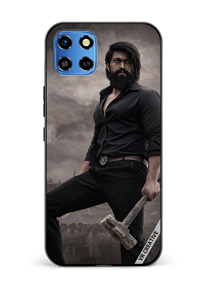 VR Creative Protective Case Cover For Infinix Smart 6 HD Bollywood Actor Yash Design Multicolour NR604359