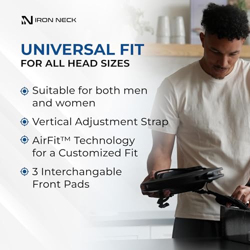 Image of Iron Neck 3.0 Pro, Rehab Kit Bundle, Advanced 360 Neck Trainer and Resistance Bands for Working Out, Rehabilitation, Pain Relief and Posture Correction