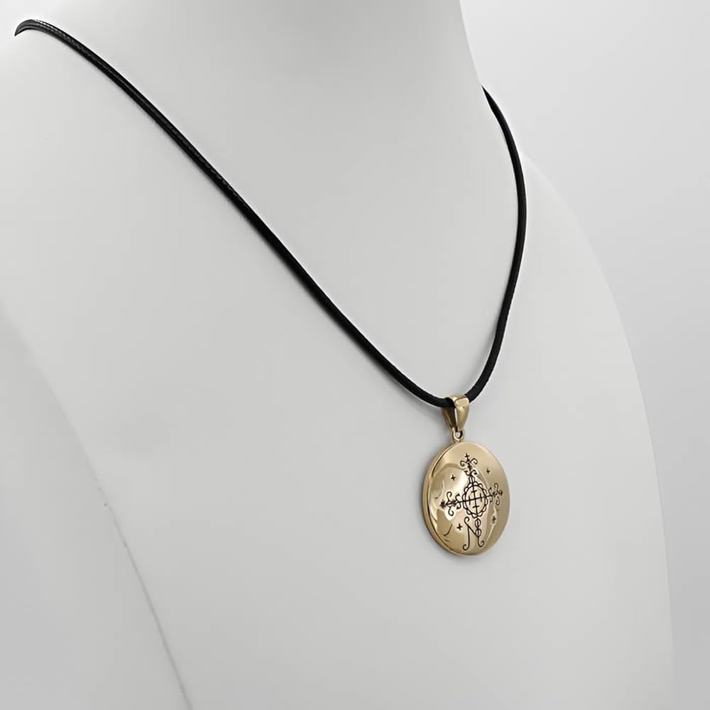 墨光遺寶　墨光遺宝 Amazon.com: 月光神祕青銅Papa Simbi Voodoo Loa Veve 吊墜項鍊: 服裝