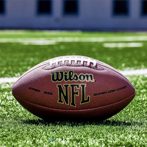 Wilson NFL Super Grip Fußball, braun, Official