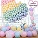 Produktbild ORSIFOW 100 Stück Latex Ballons Bunt, Macaron Latex Luftballons Helium für Geburtstag, Hochzeit, Valentinstag (ca.30cm)