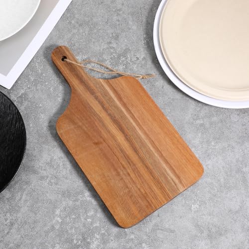 6 Tablas de Cortar de Madera Acacia con Mango miniatura 7