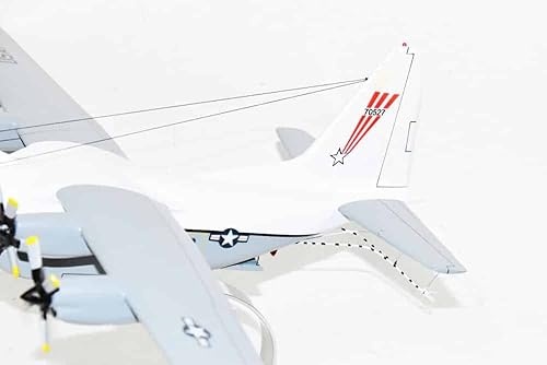 Miniatura 4 de Lockheed Martin® C-130B Hercules®, 6594th Test Group, modelo de escala de caoba de 21"