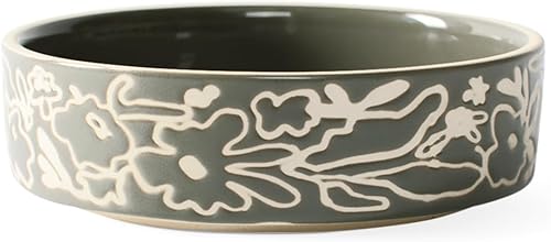 Vista 7 de Fringe Studio "Celestial - Cuenco pequeño de gres para mascotas (478002), color azul marino