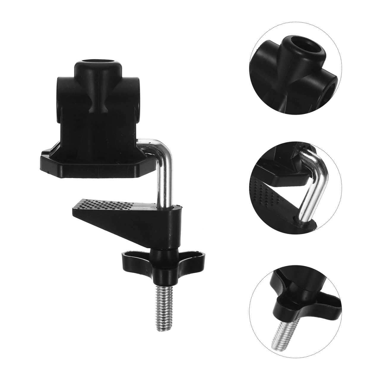 Pince De Fixation En Fer Pour Lampe De Bureau 5.1" X 2.4" Clip Robuste Pour Support De Lampe De Table Usage Domestique Et Commercial