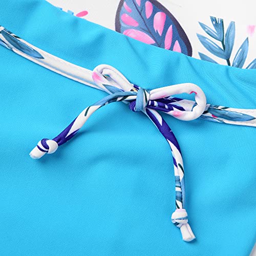 Image of Uhnice Girls Swimsuit Two Piece Tankini Swimwear with Boyshort