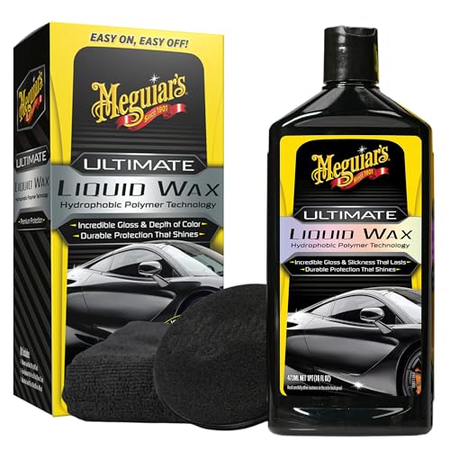 Meguiar's Ultimate Liquid Wax, Improved Liquid Car Wax Formula for Durable Protection that Shines,...