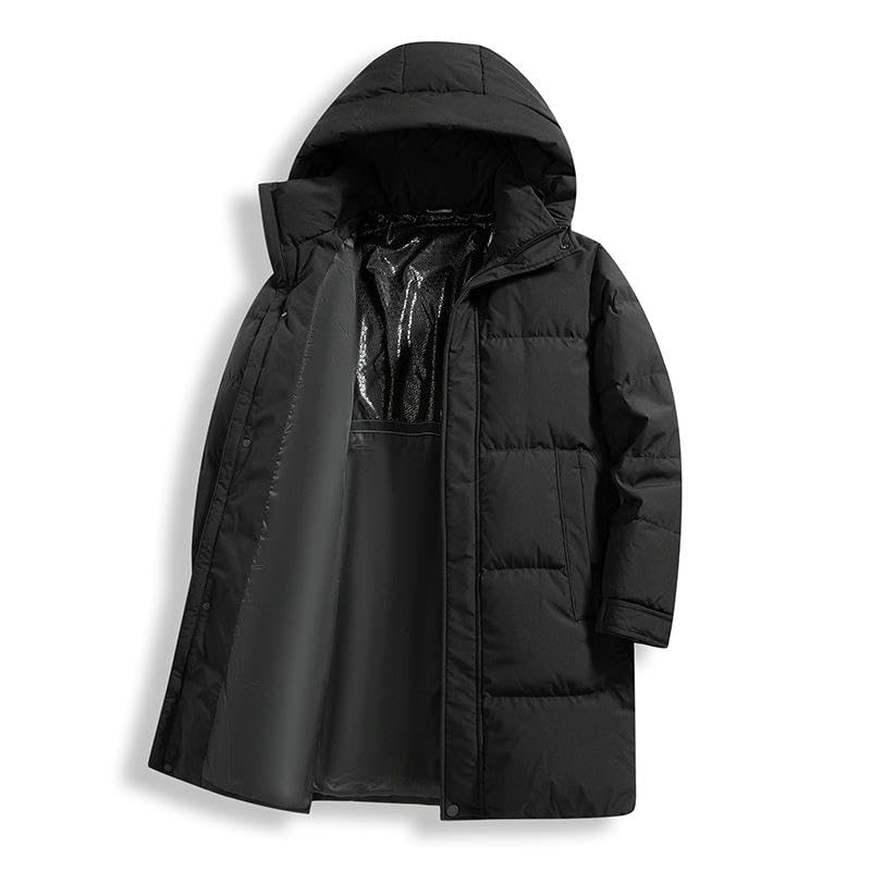 Doudoune à capuche médiévale homme veste d'hiver classique chic - 5