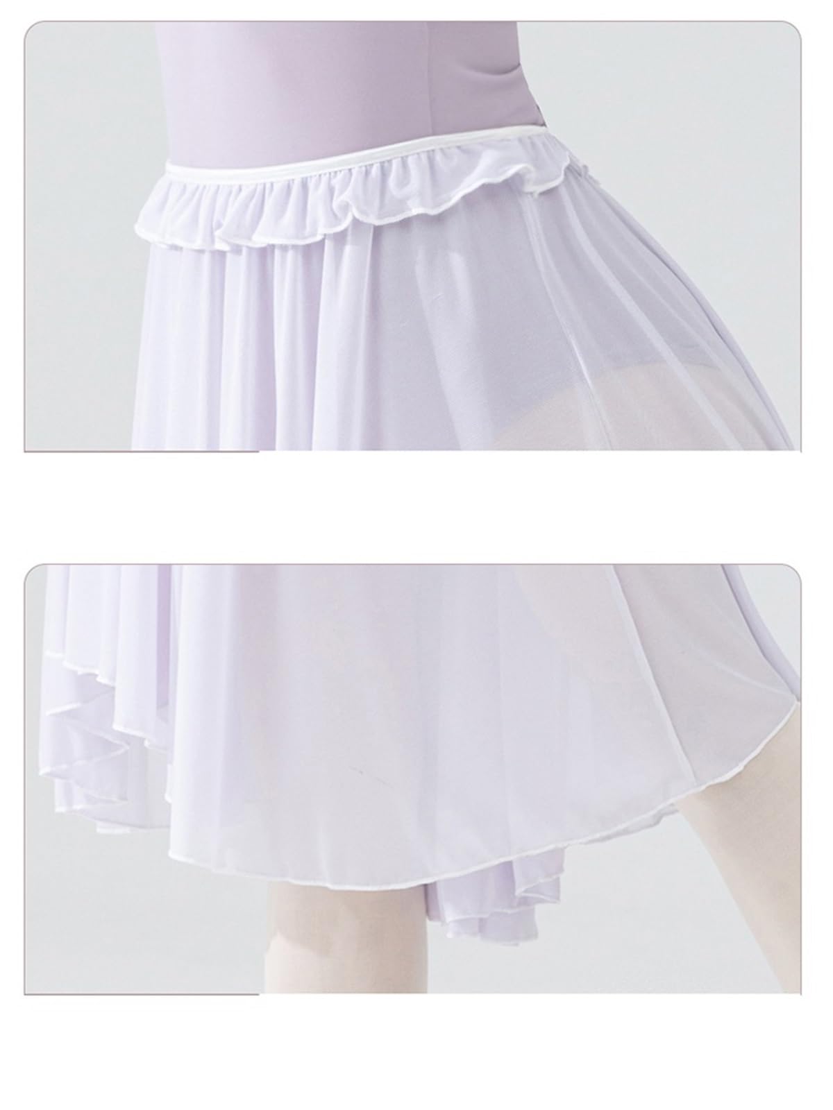 Falda de gasa Ballet for adultos, falda elástica for mujer, cubierta for Yoga Para Mujer