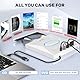Unitek Externes CD/DVD-Laufwerk, USB C, tragbarer DVD-Player mit SD-Kartensteckplätzen, 3 USB-Anschlüssen, CD-ROM-Brenner, externes Laufwerk, optisch, kompatibel mit Laptop, Desktop, Mac, Windows 11
