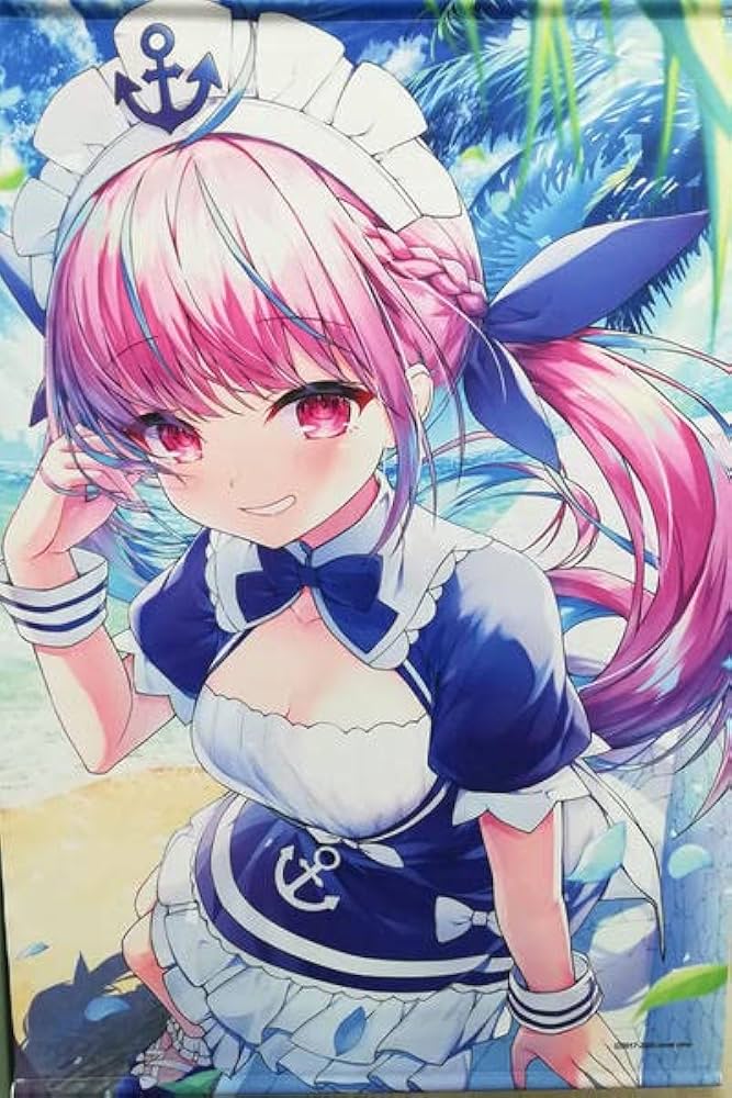 Amazon.co.jp: ホロライブ タペストリー 湊あくあ 誕生日記念 Minato