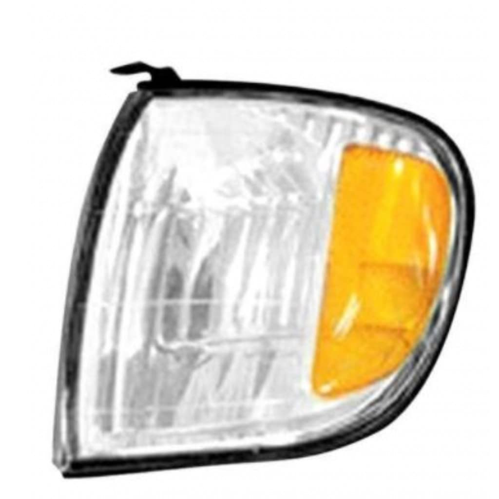For Toyota Tundra 2000 2001 2002 2003 2004 Turn Signal/Corner Light Driver and Passenger Side | Pair | Front | Standard Cab | CAPA | Replacement For TO2530135 | 815200C010