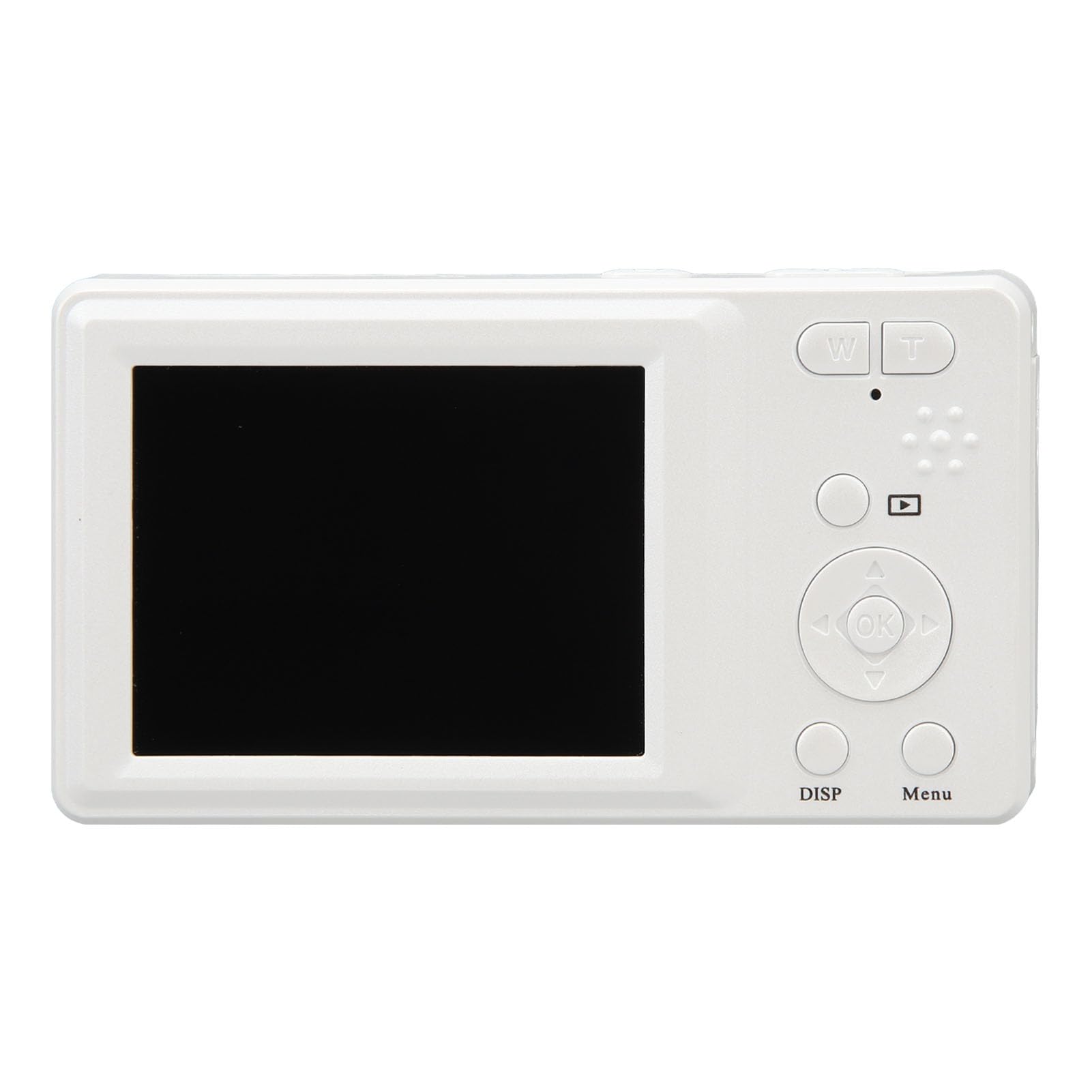 Fotocamera Digitale 4K, Timer di Scatto per Adolescenti, Piccola Fotocamera, Schermo TFT da 2,7 Pollici, Zoom 16X con Cordino per la Fotografia (SILVER)