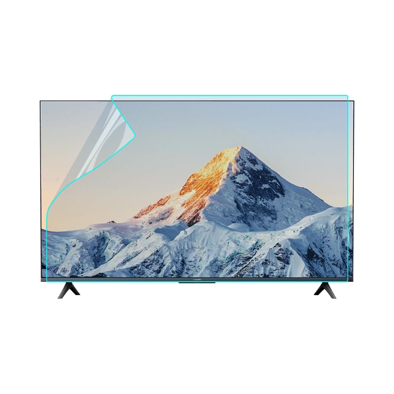 Filtre de protection d'écran antireflet TV 55in bloquant lumière bleue 380-495nm