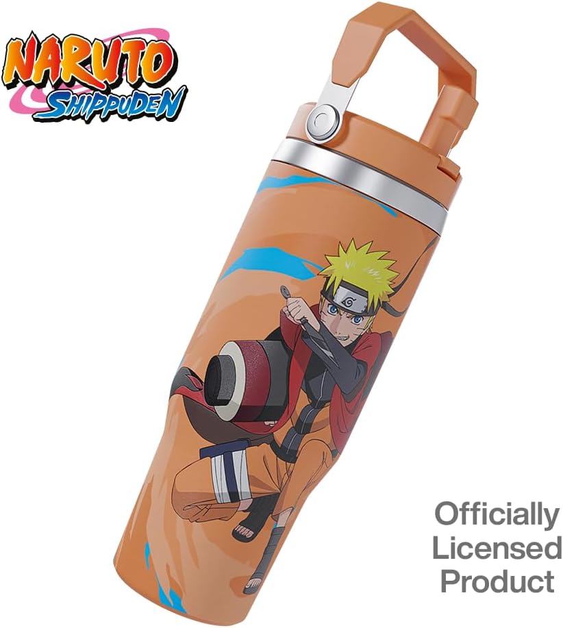 Team Liquid Naruto Tumbler with Lid, 30 Oz Water Cup, Vacuum Insulated, Anime Water Bottle, Reusable Insulated Stainless Steel tumbler for Water, Iced Tea or Coffee - Image 2