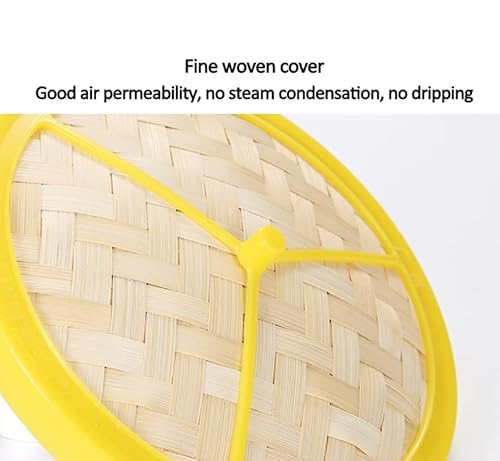 Bamboo Steamer 2 Tier Steamer With Lid Chinese Food Steamer Premium Bamboo Steam Basket Bamboo Cooker Steaming Rack Cookware For Dumplings,Rice,Dim Sum,Vegetables,Fish And Meat (9 Sizes) - Image 4