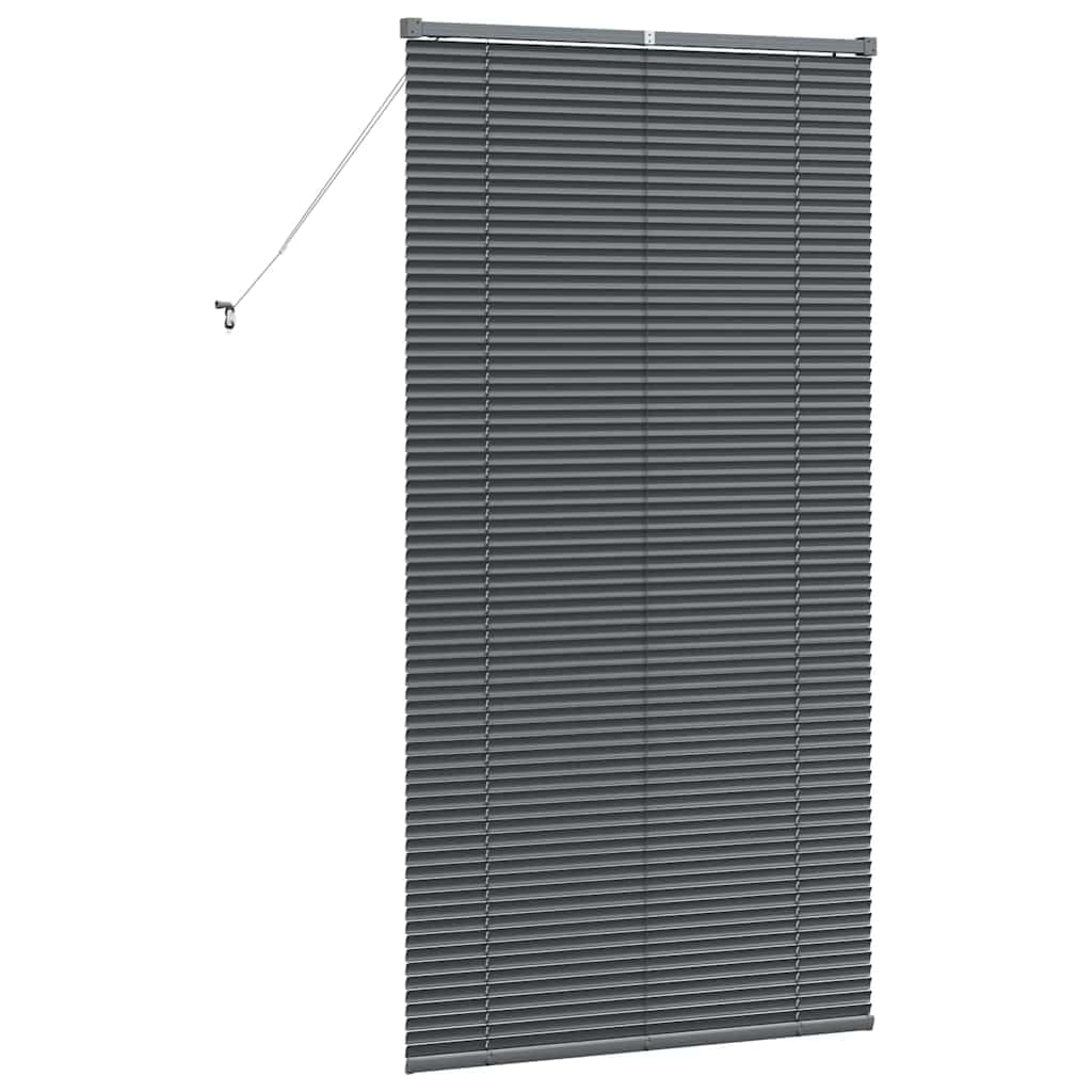 Store Vénitien en Aluminium Gris Foncé 175 x 90 cm, Store Tamisant à Lames Orientables pour Fenêtre de Cuisine, Salon et Bureau, Brise-Vue Intérieur Ajustable