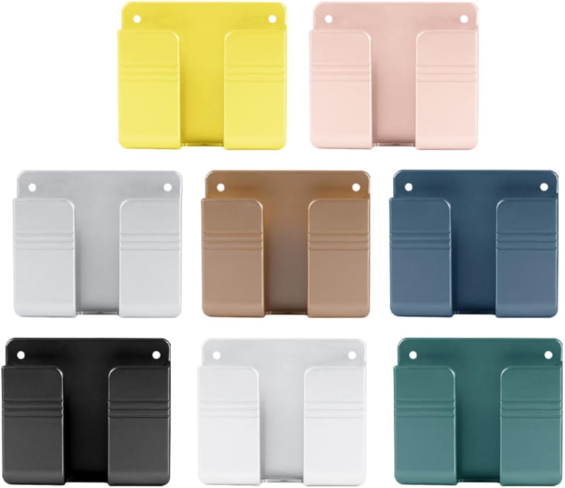 8 Sets Wall Mounted Phone Storage Boxes with Codes, ABS
