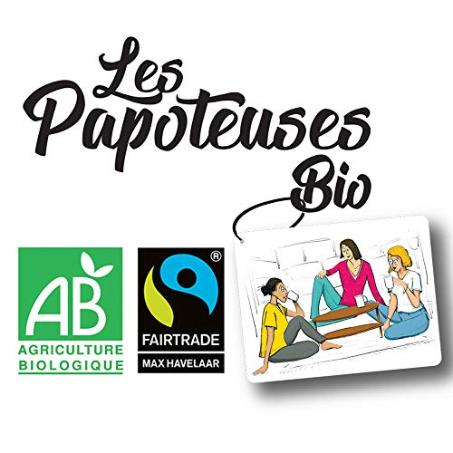 Les Papoteuses | Bio-Oolong-Tee aus China | 72 Taschen | Zertifiziert biologisch und fair gehandelt | Set mit 3 Schachteln mit 24 Beuteln Oolong-Teeblättern