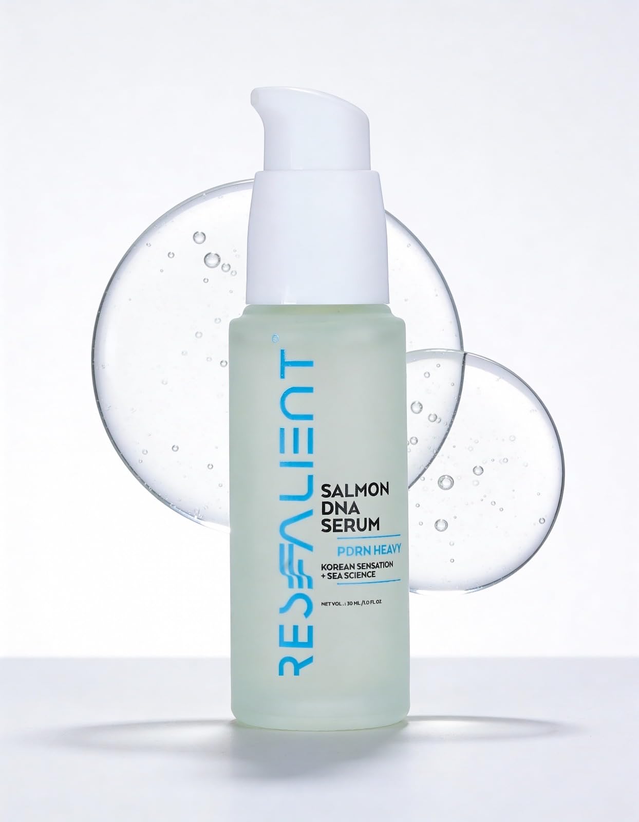Salmon PDRN Serum by ReSealient. PDRN Heavy, Korean Sensation, Luxury Sea Science 30 ML. Triple Hyaluronic Acid + Niacinamide + Seaweed & Algae Complex For Skin Regeneration + Brightness+Anti-Aging & Wrinkle Firmness & Elasticity+Multi level Hydration