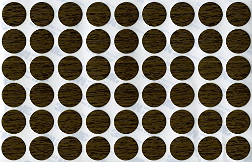 KwikCaps® pvc GREY NEBRASKA OAK Self Adhesive Screw Cover Caps. Nail & Cam. 20mm trade pack of 240 — image 1