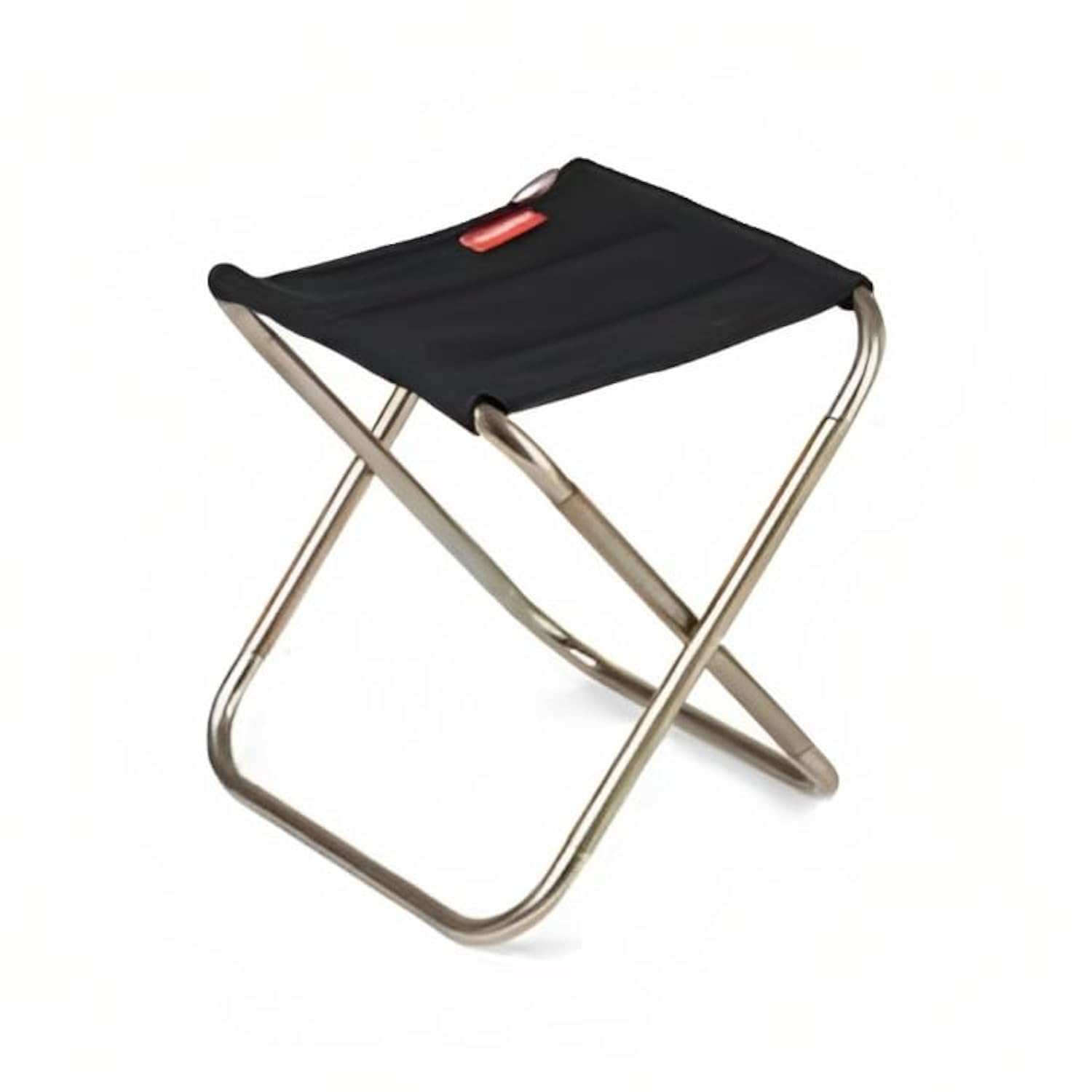 Naturehike Aluminum Alloy Foldable Chair (Easy Wild) | Lightweight Portable Camping and Fishing Chair | 7075 Aluminum Alloy Frame, 420D Nylon Seat | Black