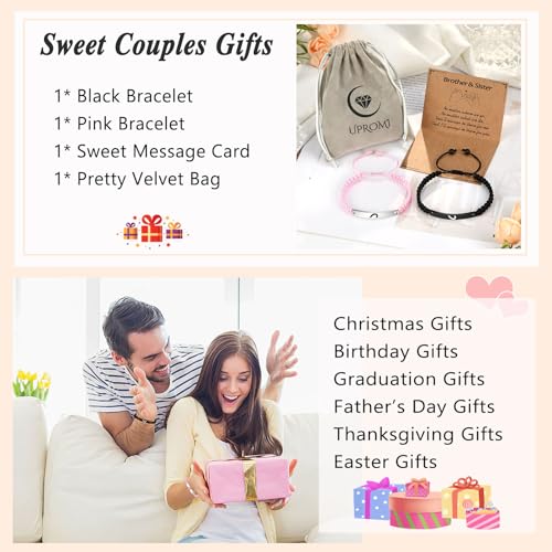 UPROMI-Matching-Bracelets-for-Couples-DadDaughter-BrotherSister-Christmas-Birthday-Valentines-Day-Gifts-for-Him-Her