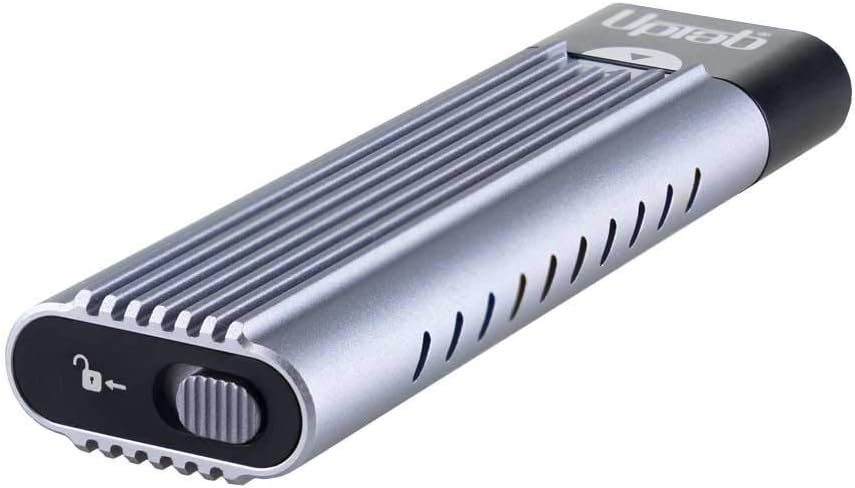 USB C to M.2 PCIe NVMe SSD Enclosure Tools-Free USB C and Thunderbolt 3 Compatible up to USB 3.1 Gen 2 Speeds (10Gbps) for M.2 NVMe 2242/2260 / 2280 - Includes USB-C and USB 3.0 Cables
