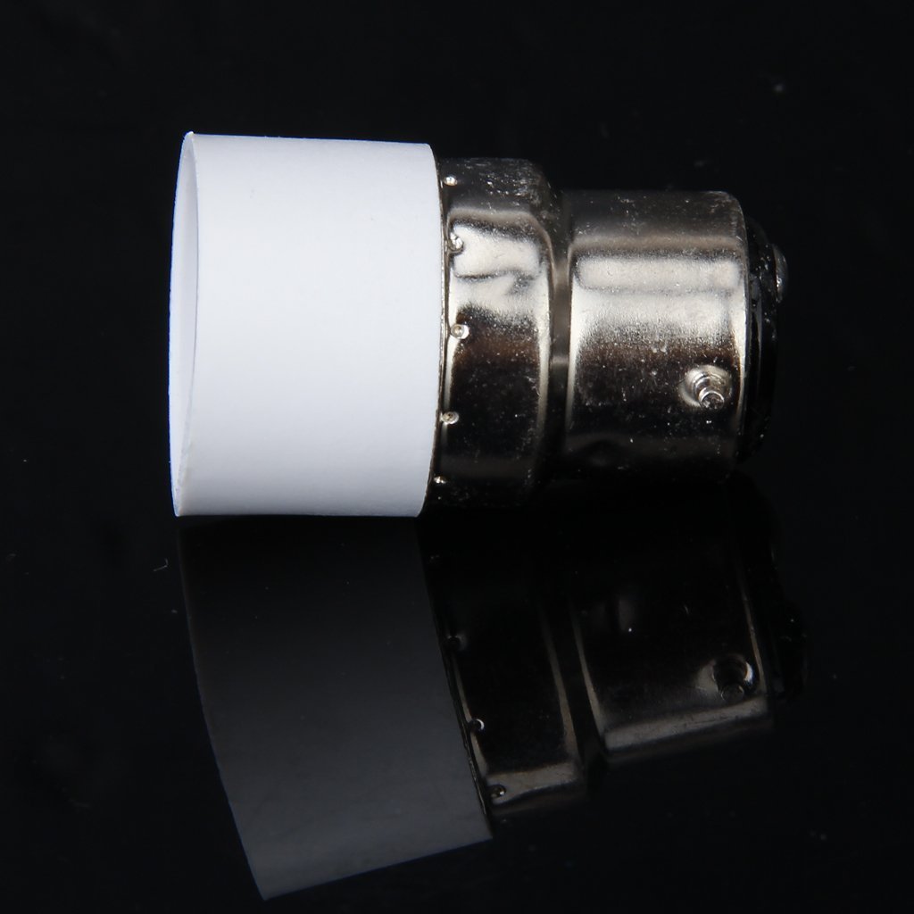 KLKNE 2 x B22 a E14 vite LED lampadina adattatore convertitore
