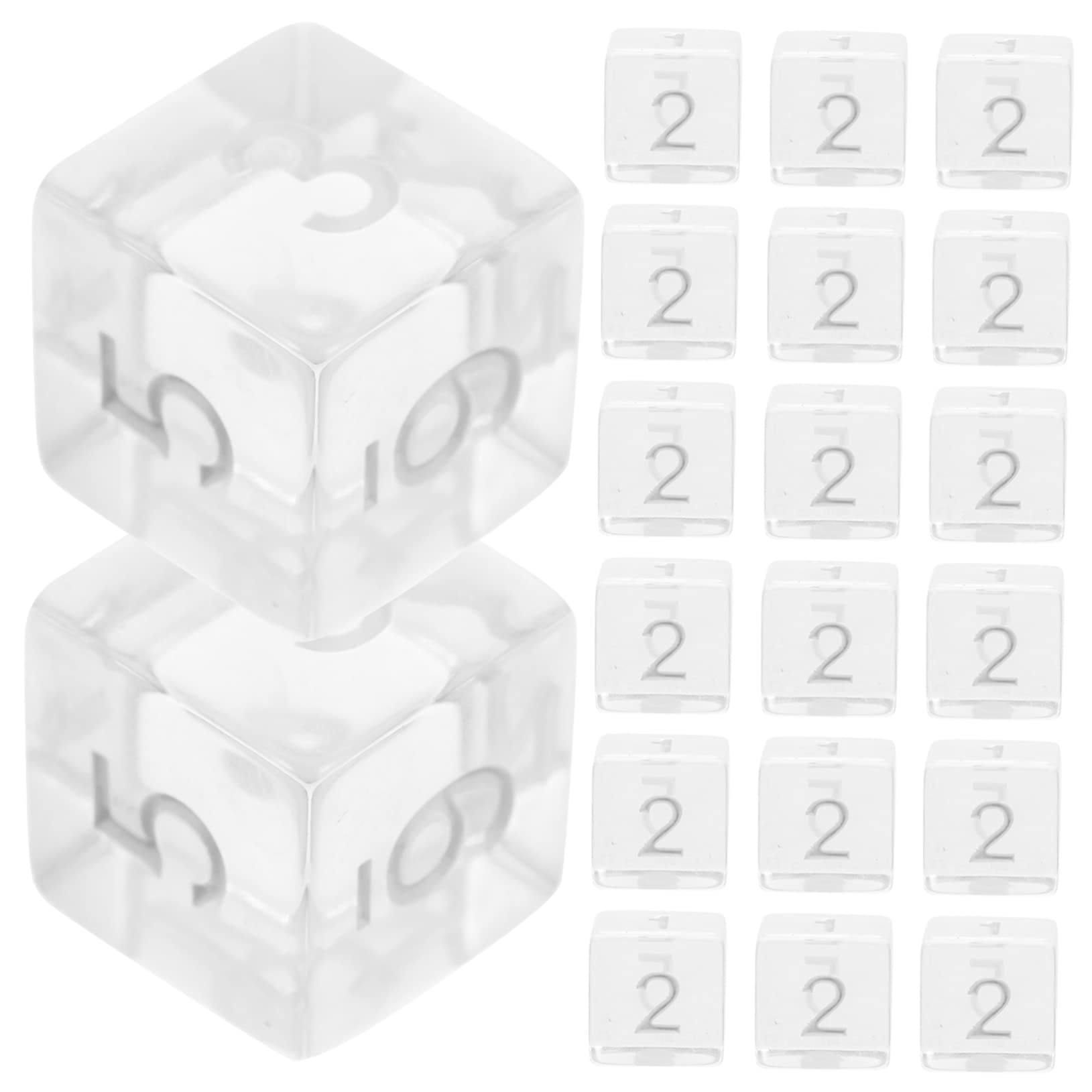 BESTonZON 60pezzi Trasparenti Per Accessori Per Strumento Apprendimento e Resistente