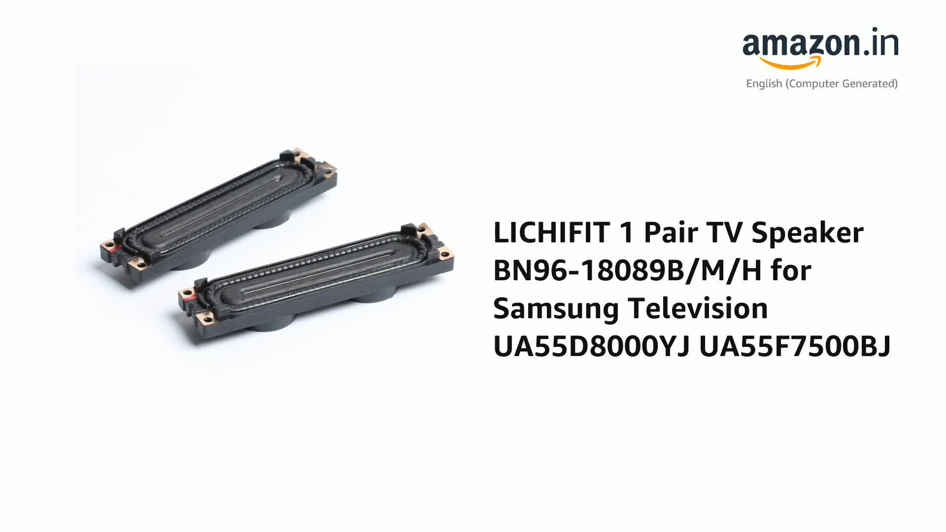 LICHIFIT 1 Pair TV Speaker BN96-18089B/M/H for Samsung Television