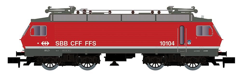 81224240 - E-Lok Re 4/4 IV (10104) SBB, Ep.V-VI, Sound - Spurweite N