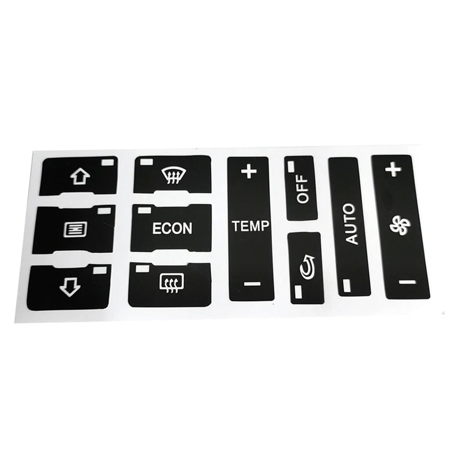 Car Trim Interior for A3 8L A2 Car AC Button Repair Sticker Air Conditioning Control Decals Automobile Interior Decoration