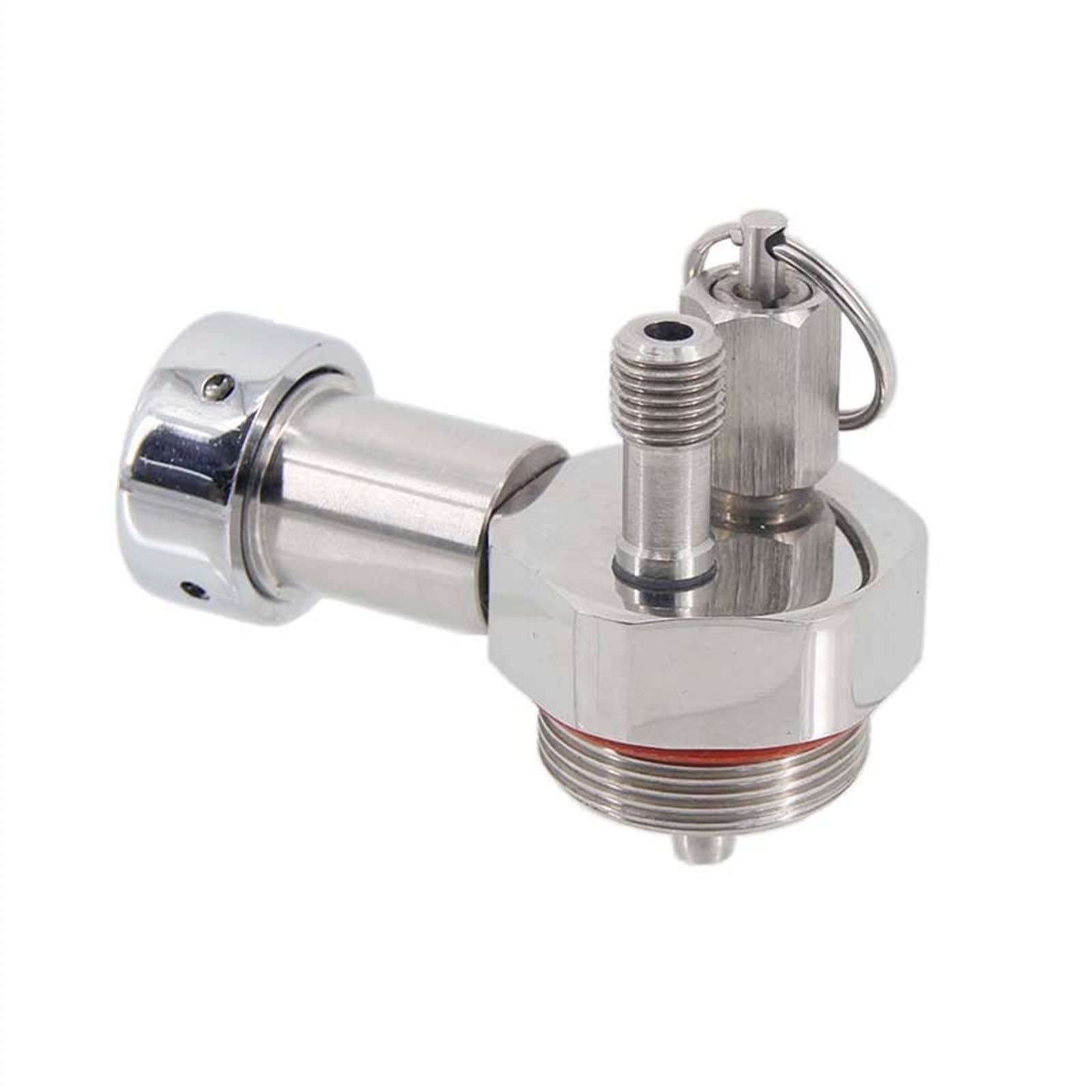 bierbrauset Mini Keg Beer Spear 2/3.6/4L Fässer inkl. 30 cm Silikonschlauch, KEIN Wasserhahn, kein CO2-Regler Heimbrausystem(with Faucet)